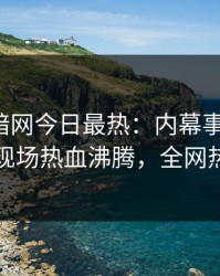 爆料网暗网今日最热：内幕事件曝光，当事人现场热血沸腾，全网热议不断