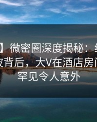 【独家】微密圈深度揭秘：维密友电脑版风波背后，大V在酒店房间的角色罕见令人意外