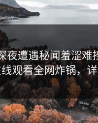 网红在深夜遭遇秘闻羞涩难挡,蘑菇影视在线观看全网炸锅,详情围观